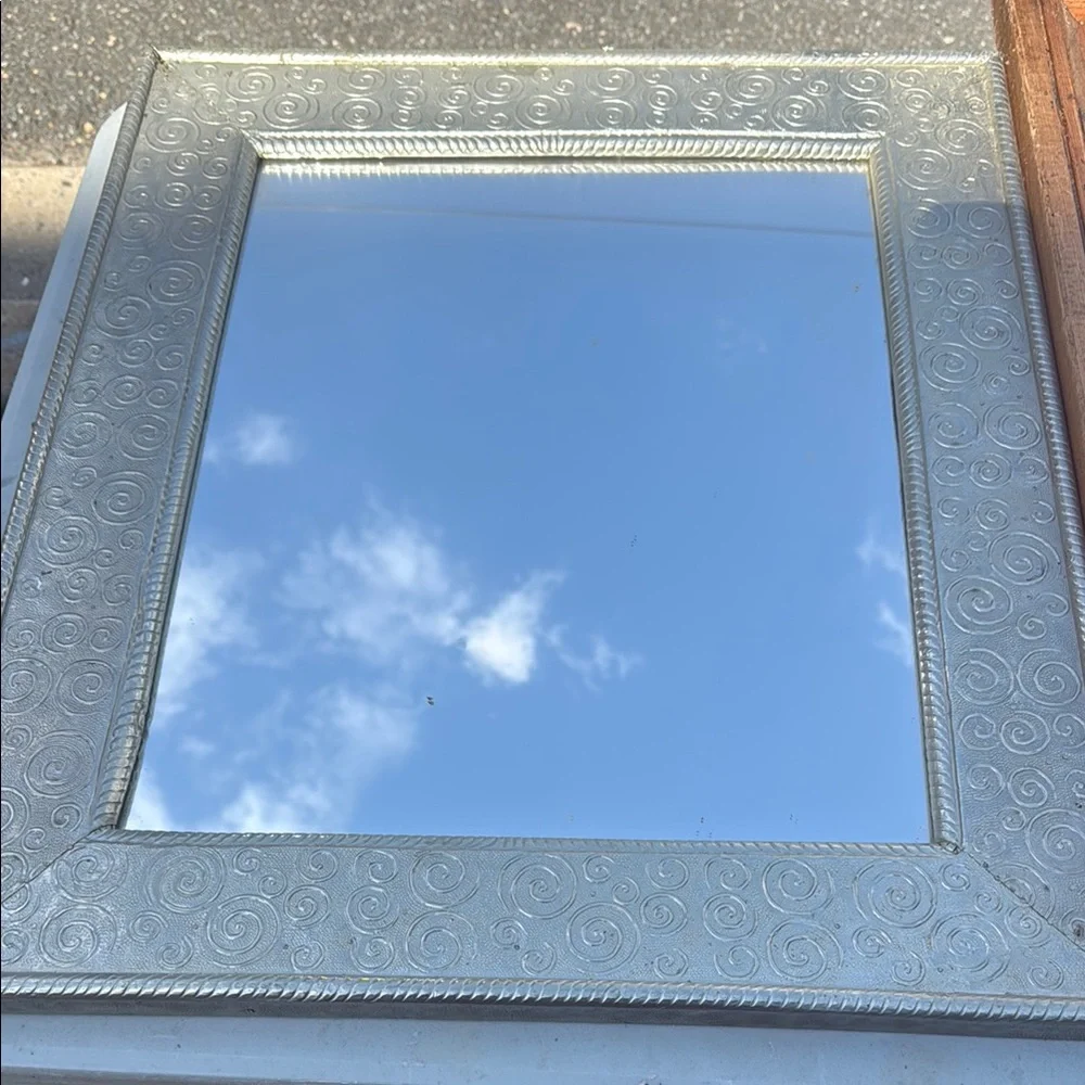 Elegant Silver Wall Mirror